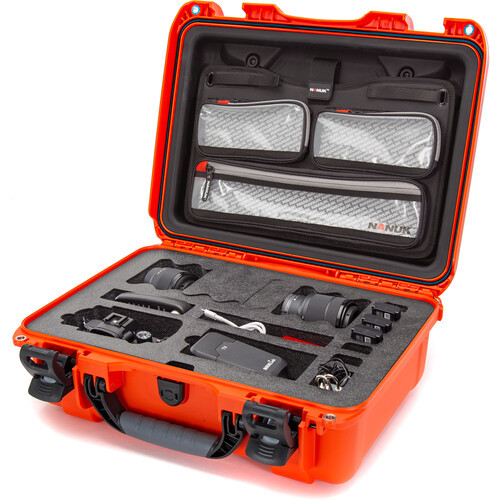 Nanuk 925 DSLR- Kameratasche mit Deckel Organizer Orange