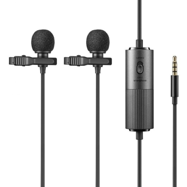 Godox LMD-40C Dual Omni-directional Lavalier Microphone