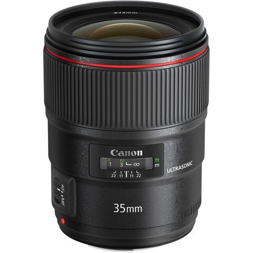 Canon EF 35mm f/1.4 L II USM Objektiv - Frontansicht