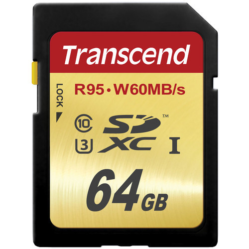 Transcend SDCX 64GB UHS1 95MB Speicherkarte