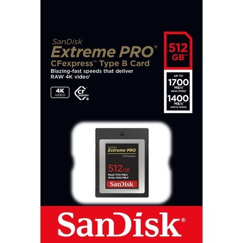 SanDisk Extreme Pro CFexpress 512GB Speicherkarte