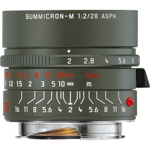 Leica Summicron-M 28mm f/2 ASPH. Edition "Safari" Objektiv - Frontansicht