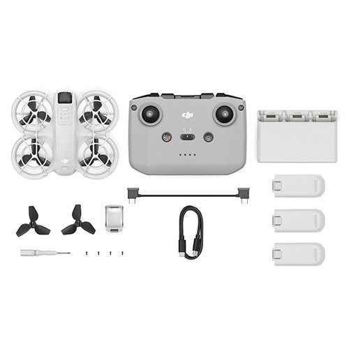 DJI Neo Fly More Combo - Vogelperspektive Lieferumfang