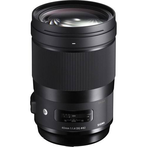 Sigma 40mm f/1.4 DG HSM Art Objektiv für Leica L - Frontansicht