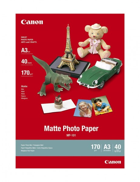 Canon MP-101 Fotopapier matt A3 40 Blatt (170g/qm)