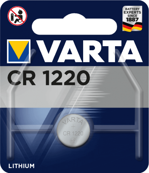Varta CR-1220 3V Lithium Knopfzelle