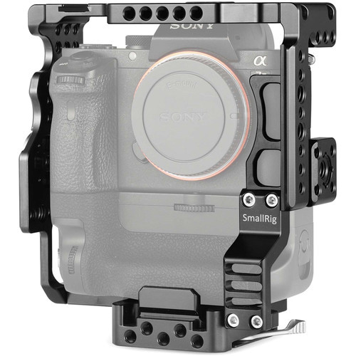 SmallRig 2031 Cage für Kameras der Sony a7 II Serie mit Batteriegriff