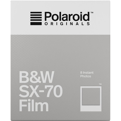 Polaroid SX70 S/W Sofortbildfilm (8 Aufnahmen) - Frontansicht