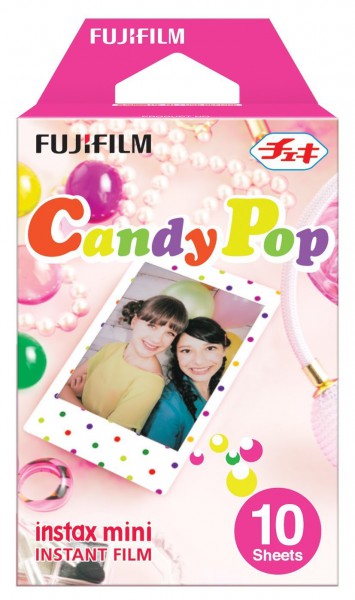 Fujifilm Instax Mini Film 10 Aufnahmen Candypop - Frontansicht