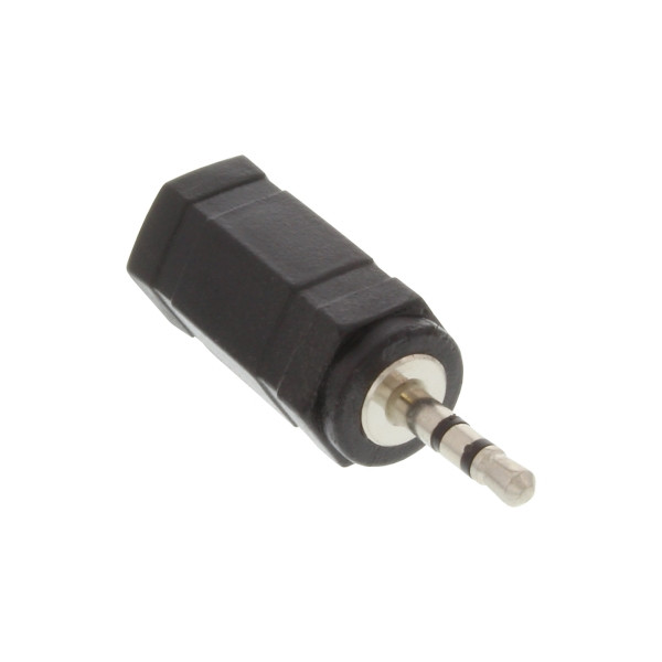 InLine Audio Adapter, 2,5mm Klinke Stecker zu 3,5mm Buchse, Stereo