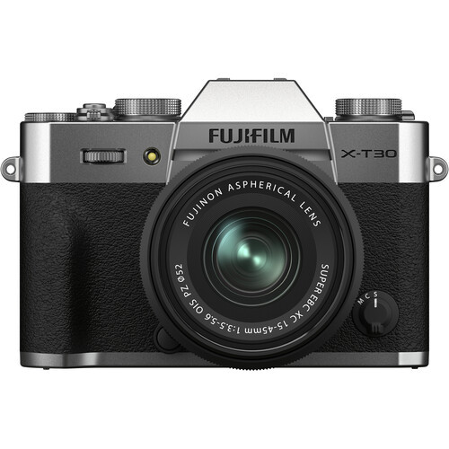 Fujifilm X-T30 II Kit mit XC 15-45 mm F3.5-5.6 OIS PZ Objektiv silber