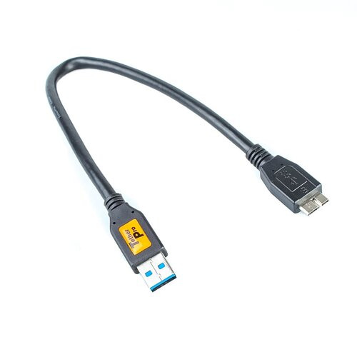 TetherPro USB-Datenkabel 30cm (schwarz)