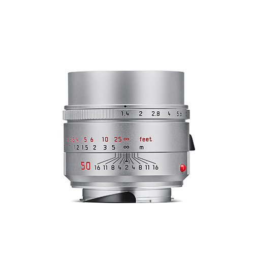 Leica Summilux M-50mm f/1,4 ASPH. Objektiv Silber. (11729)