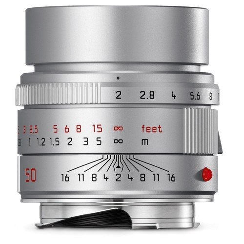 Leica APO-Summicron-M 50mm f/2 ASPH. Objektiv silber (11142) - Frontansicht