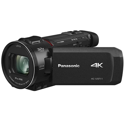Panasonic HC-VXF11EG-K 4K Camcorder - Schrägansicht