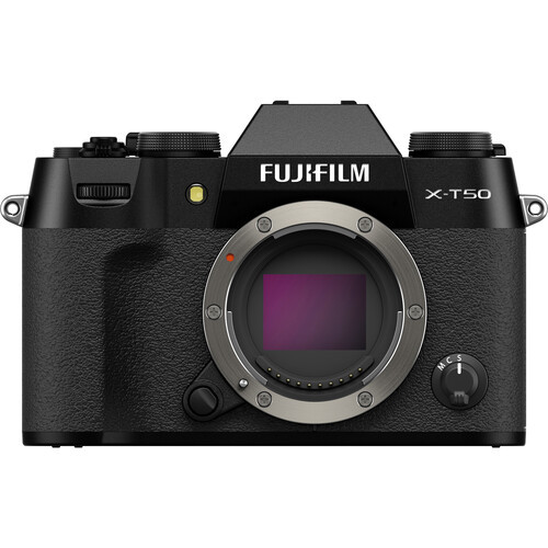 Fujifilm X-T50 Gehäuse Schwarz - Front