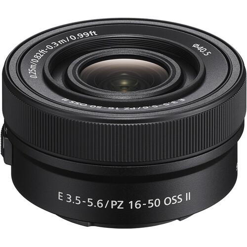 Sony E PZ 16-50mm F3.5-5.6 OSS II front