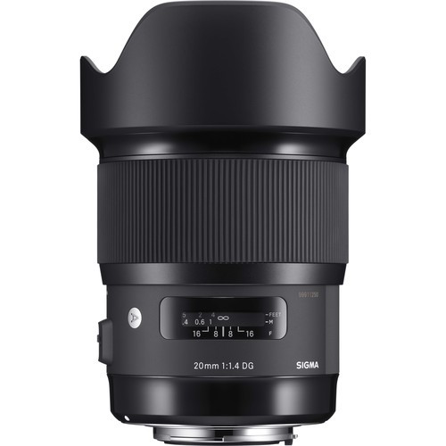 Sigma Art AF 20mm F1.4 DG HSM für Canon EF - Frontansicht