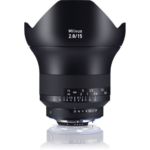 Zeiss Milvus 15mm F2.9 für Nikon ZF.2 Objektiv - Frontansicht