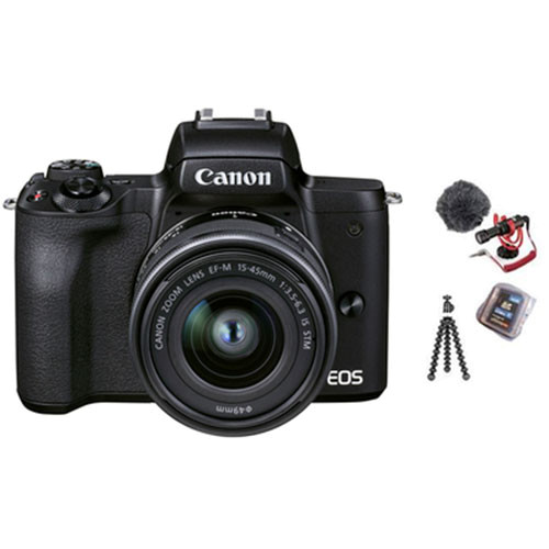 Canon EOS M50 Mark II Vlogger Kit mit umfangreichem Zubehör
