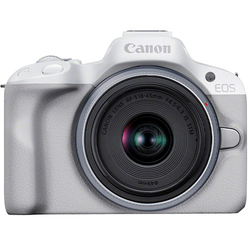 Canon EOS R50 Kit mit RF-S 18-45mm IS STM weiß