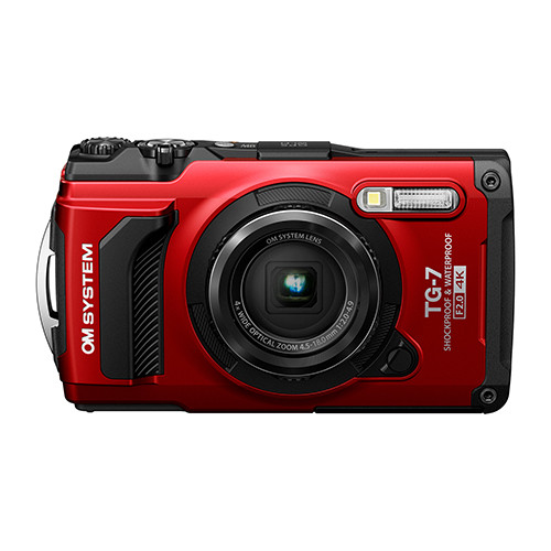 OM-System Tough TG-7 Outdoor Kamera Rot | Kompaktkameras