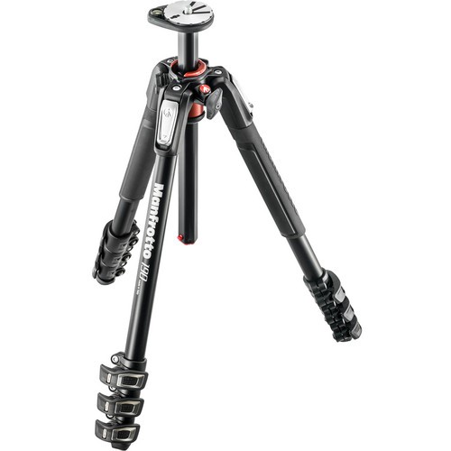 Manfrotto 190XPRO4-3W Stativ mit MHXPRO-3W 3-Wege-Neiger