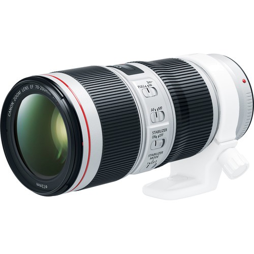Canon EF 70-200mm f/4L IS II USM Objektiv - Schrägansicht