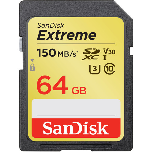 SanDisk 64GB Extreme UHS-I SDXC Speicherkarte