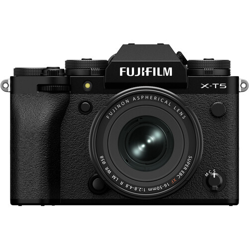 Fujifilm X-T5 schwarz Kit front 