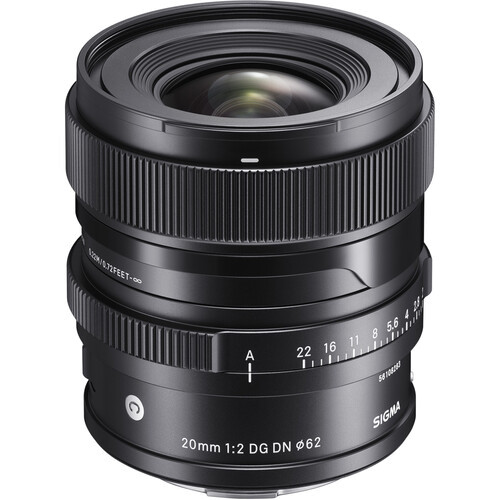 Sigma 20mm f/2.0 DG DN Contemporary für Sony E-Mount I-Series Objektiv