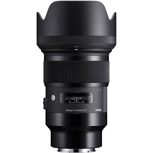 Sigma 50mm f/1.4 DS HSM Art Objektiv für Sony - Frontansicht