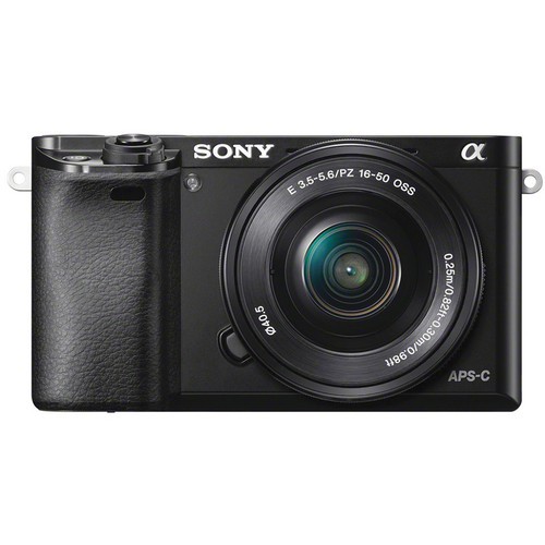 Sony Alpha 6000 Kit mit SEL 16-50mm Objektiv - Frontansicht