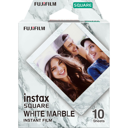 Fujifilm Instax Square weiß Marbel Film (10 Bilder)